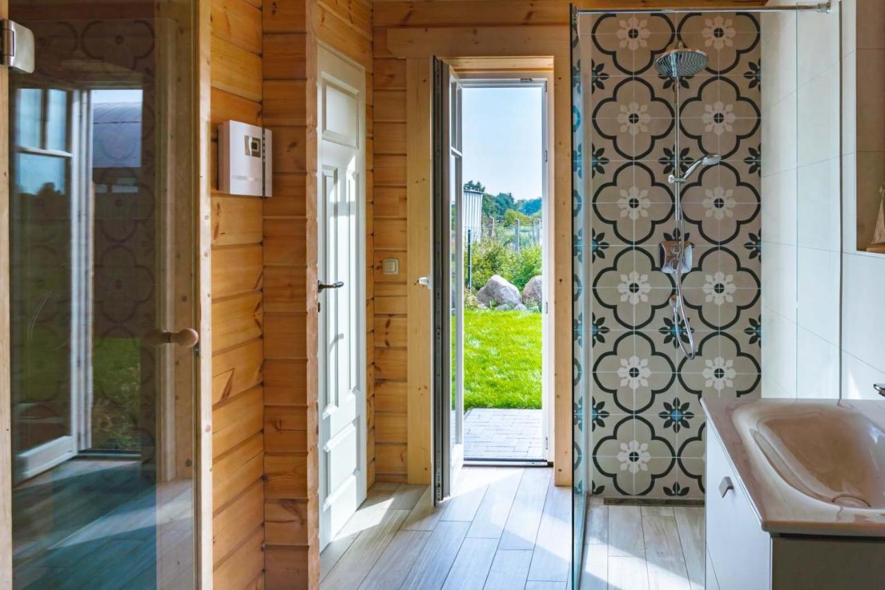 Kranichglueck Villa Pruchten Bagian luar foto
